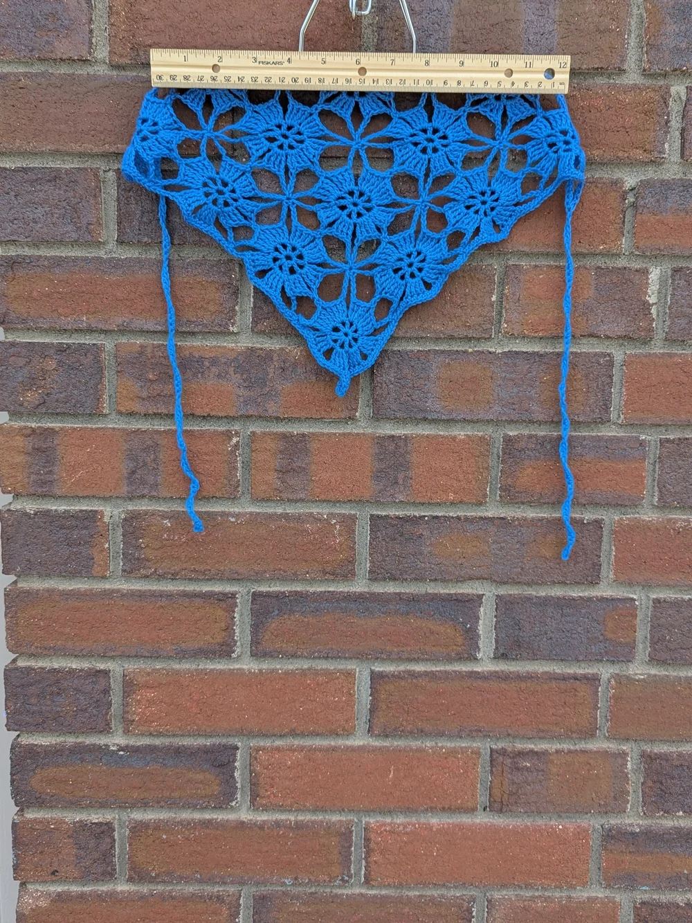 Crochet Floral Lace Headscarf Bandana Kerchief - 5 Colors Available